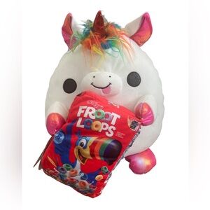 Zuru Snackle RICHARD Unicorn 14” JUMBO Plush w/ FROOT LOOPS Snackles With Tag